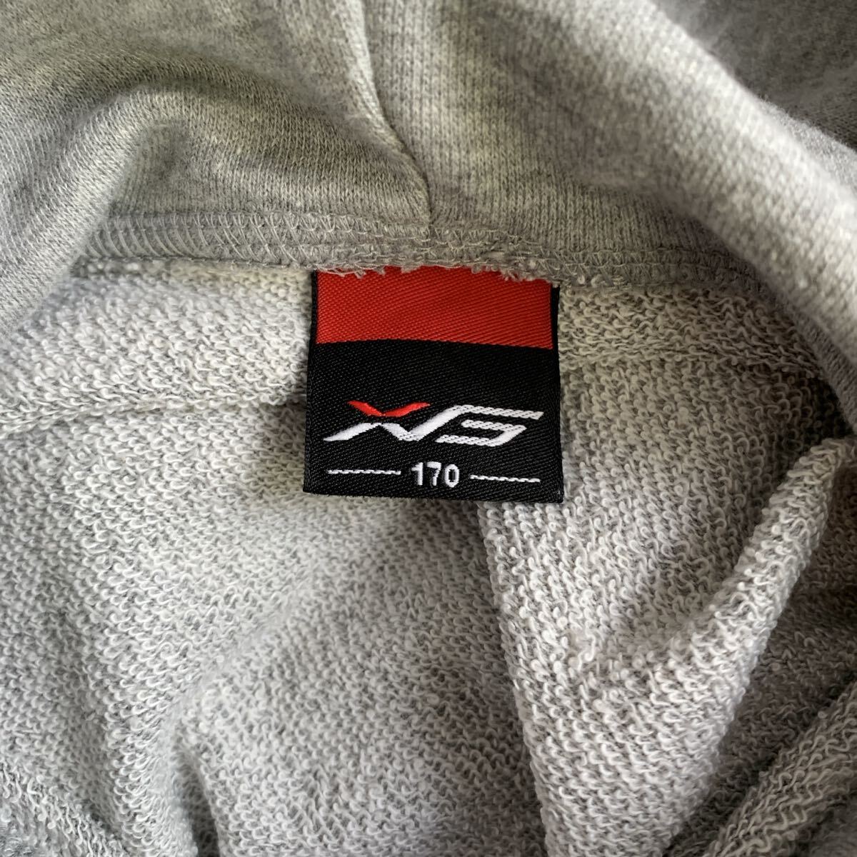 XTS エックスティーエス　スウェットパーカー　グレー　170cm_画像8