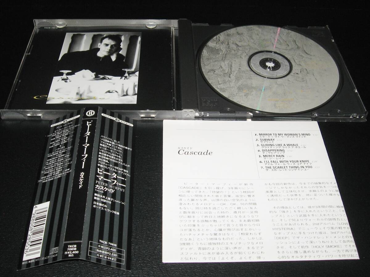 ピーター・マーフィー / カスケイド TKCB-70618 ◆ バウハウス Bauhaus_画像3