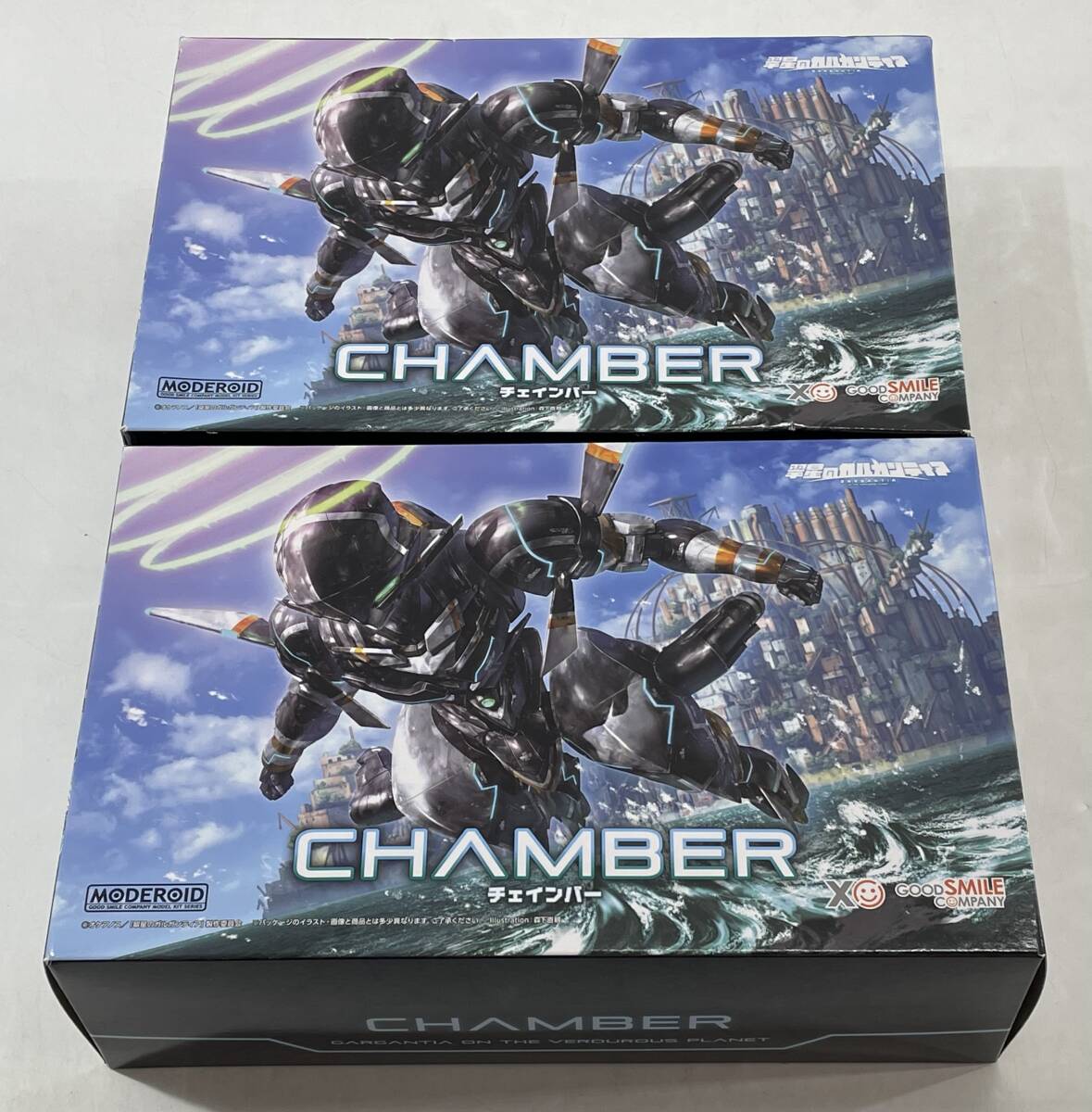 ★【同梱不可】未開封/未組立 グッドスマイルカンパニー MODEROID 翠星のガルガンティア チェインバー 2点まとめ プラモデル_画像1
