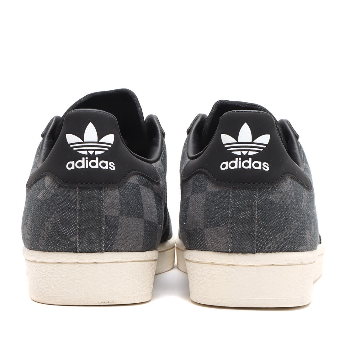  Adidas 27.5cm super Star Denim a Tomos обычная цена 13200 иен серый черный SUPERSTAR DENIM atmos оригиналы 