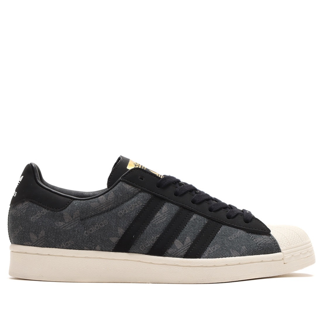  Adidas 27.5cm super Star Denim a Tomos обычная цена 13200 иен серый черный SUPERSTAR DENIM atmos оригиналы 