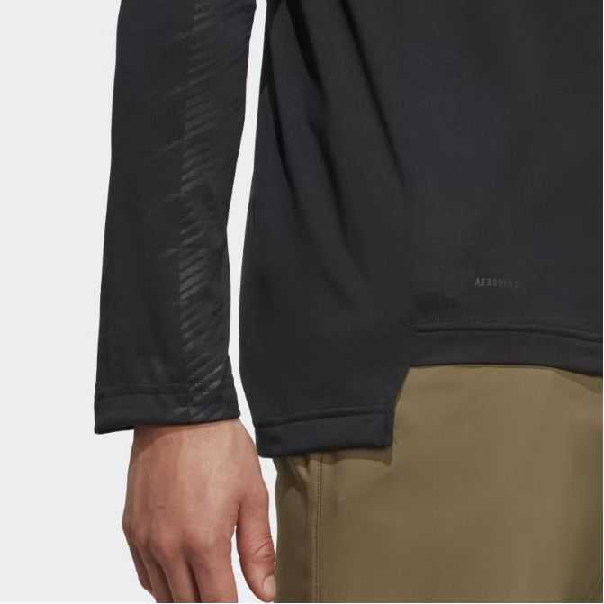 アディダス L テレックス マルチ ハーフジップ ロングスリーブTシャツ 定価8250円 ブラック 長袖 アウトドア ハイキング クライミング _画像4