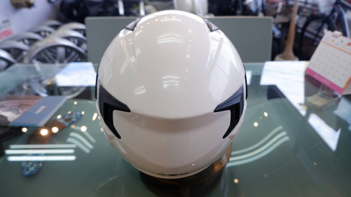 KABUTO Ryuki ホワイトメタリック　XLサイズ　中古品【送料無料！】_画像5