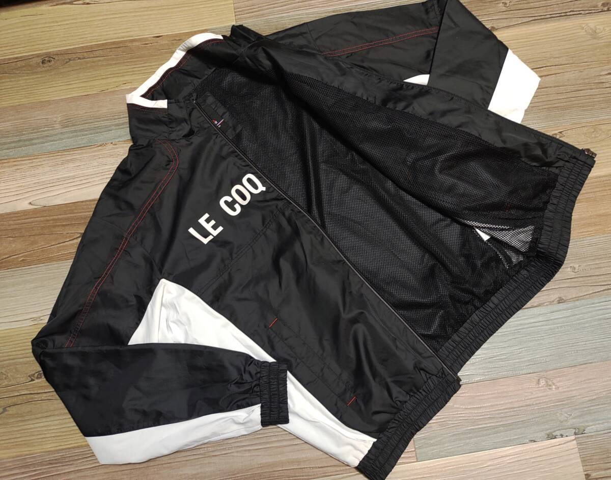 ★ルコック★le coq sportif GOLF 2WAY ウィンドジャケット 黒_画像3