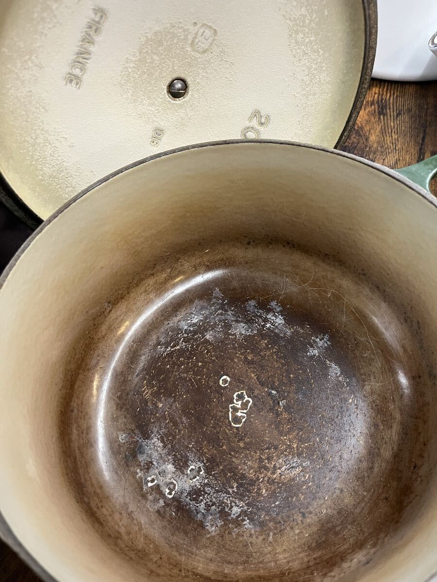 ru* Crew ze(Le Creuset). кастрюля 2 шт. комплект & эмаль производства кастрюля 1 иен из RN.