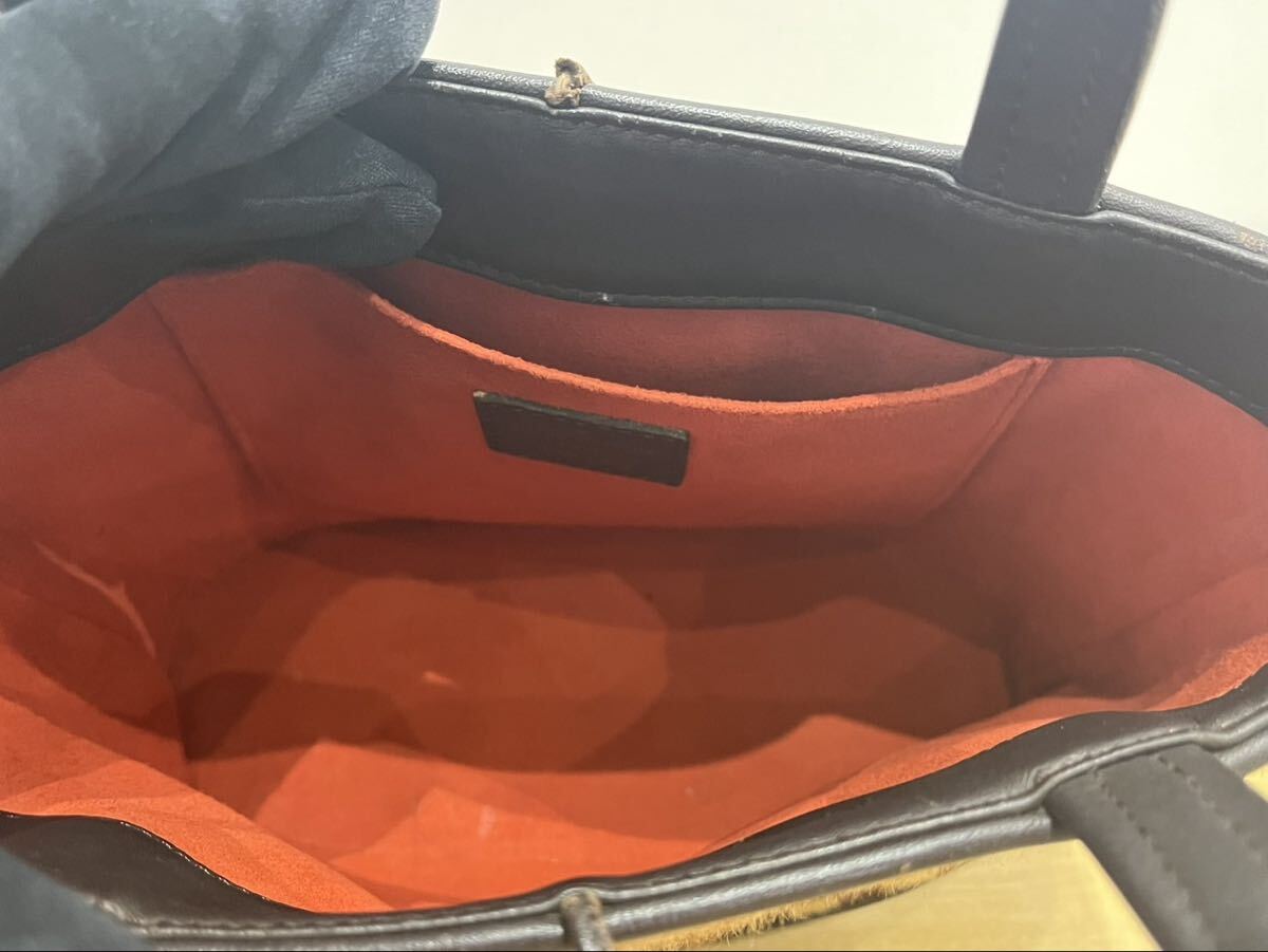 【3858】 1円スタート Louis Vuitton ルイヴィトン インパラ ハラコ ハンドバッグ ダミエソバージュ ブラウン M92133 個人長期保存品_画像7