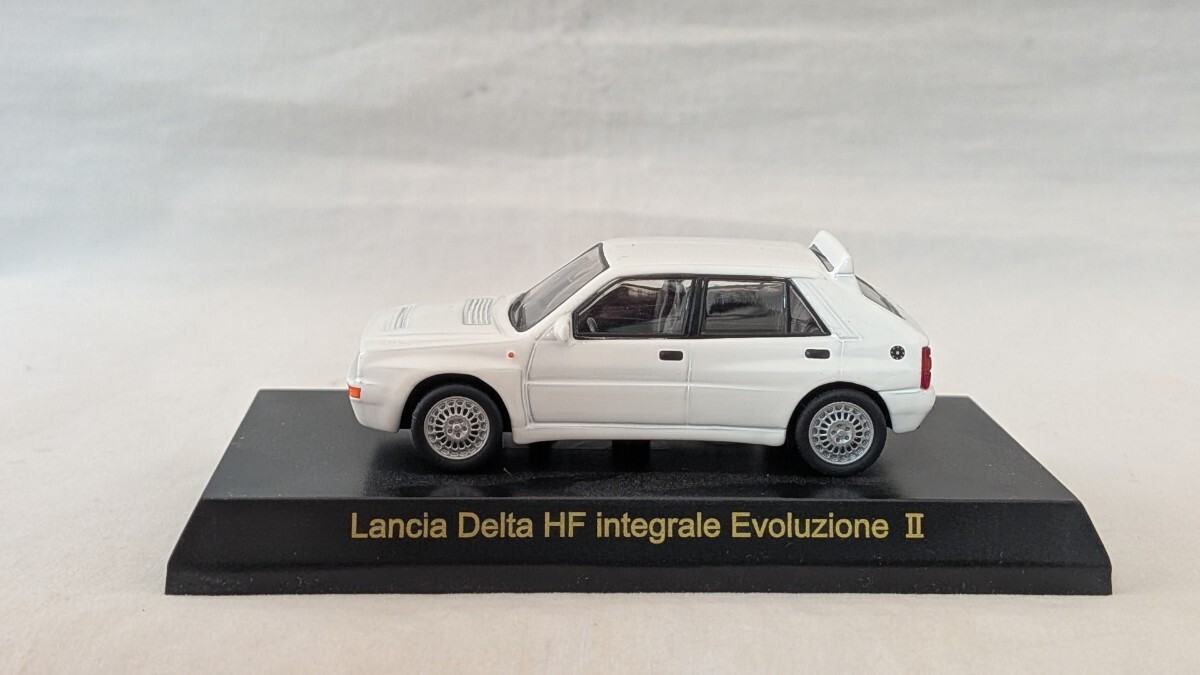 京商 1/64 ランチャ デルタ HF インテグラ−レ エボルツィオーネ Ⅱ ホワイト_画像4