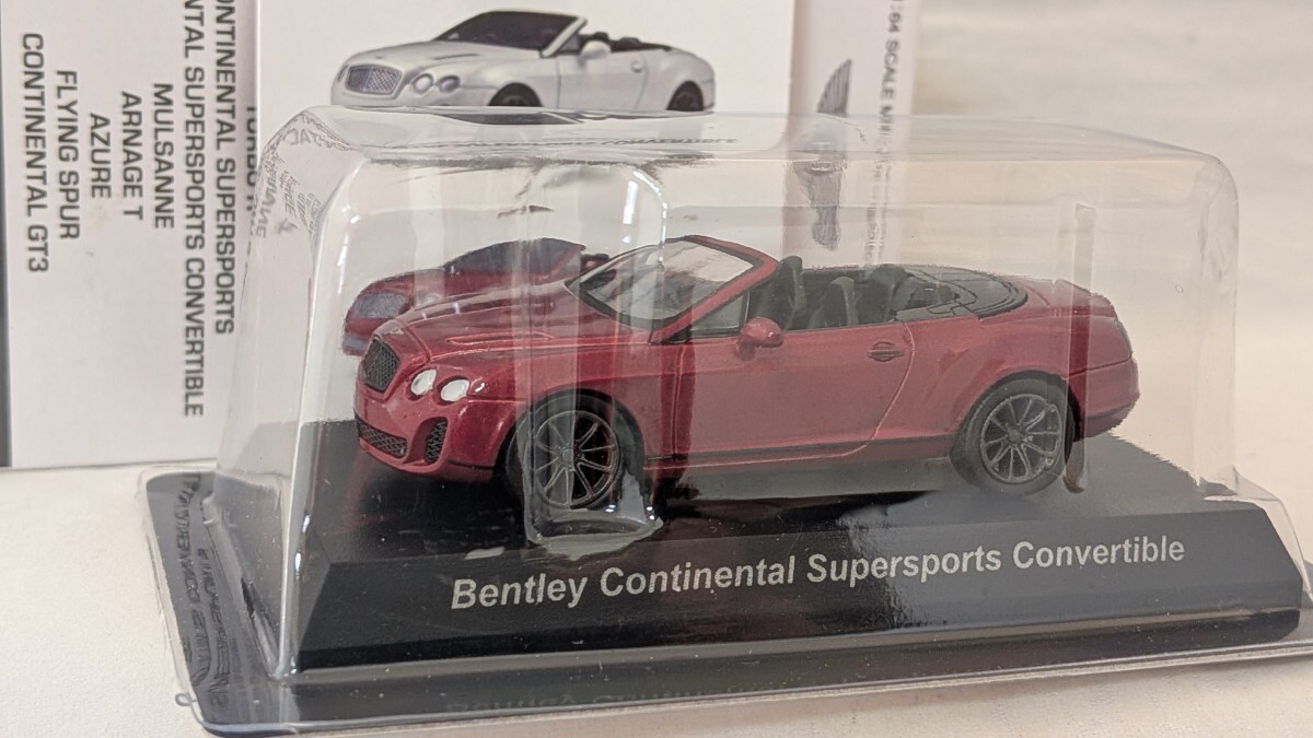京商 1/64 ベントレー コンチネンタル ス−パ− スポーツ コンチネンタル Bentley レッド_画像1