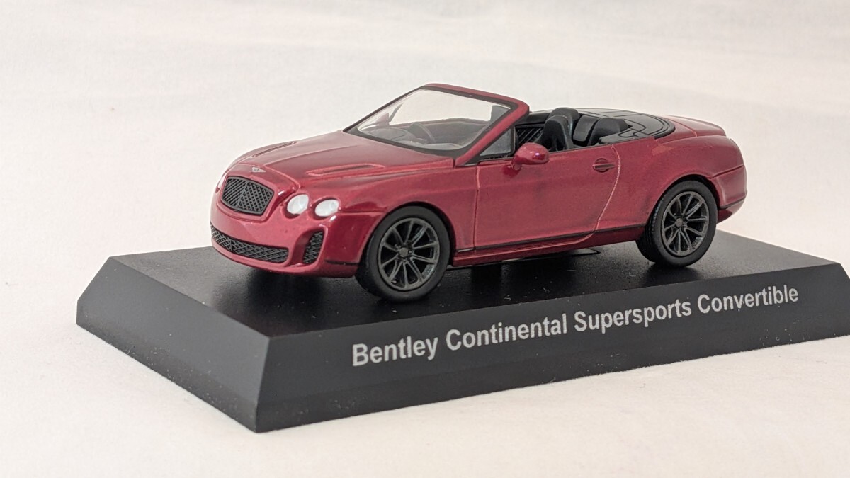 京商 1/64 ベントレー コンチネンタル ス−パ− スポーツ コンチネンタル Bentley レッド_画像3