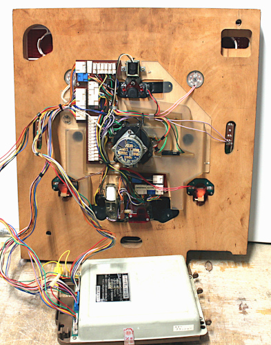  очень редкий retro! cell основа : Star kla автомобиль -( flat мир ) права предмет позиций предмет motor 60Hz Stop кнопка .. шар падение 