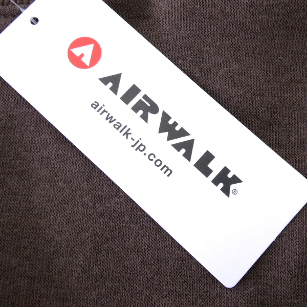 新品 エアウォーク 裏起毛 クルーネック スウェット トレーナー M 茶 【I45970】 AIRWALK ロゴ刺繍 秋冬 メンズ 丸首 プルオーバー_画像8