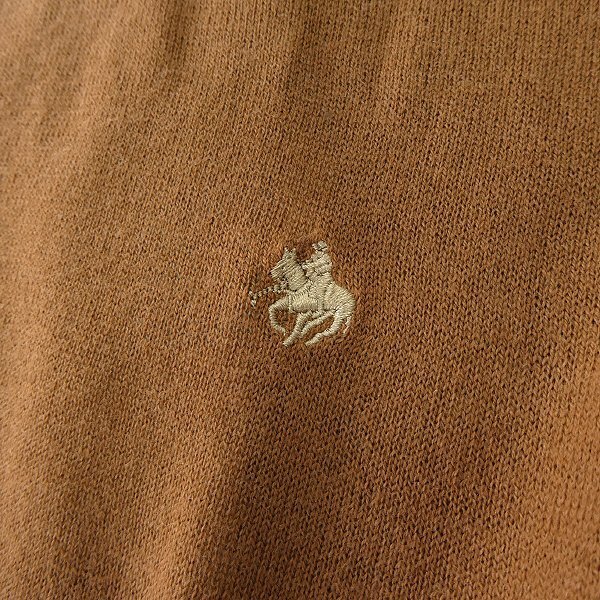 新品 POLO BCS ポロ LYCRA ウォッシャブル タートルネック ニット M 茶 【I45336】 秋冬 メンズ セーター ハイゲージ ウール ブラウン_画像5