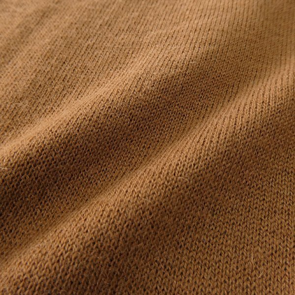 新品 POLO BCS ポロ LYCRA ウォッシャブル タートルネック ニット M 茶 【I45336】 秋冬 メンズ セーター ハイゲージ ウール ブラウン_画像6