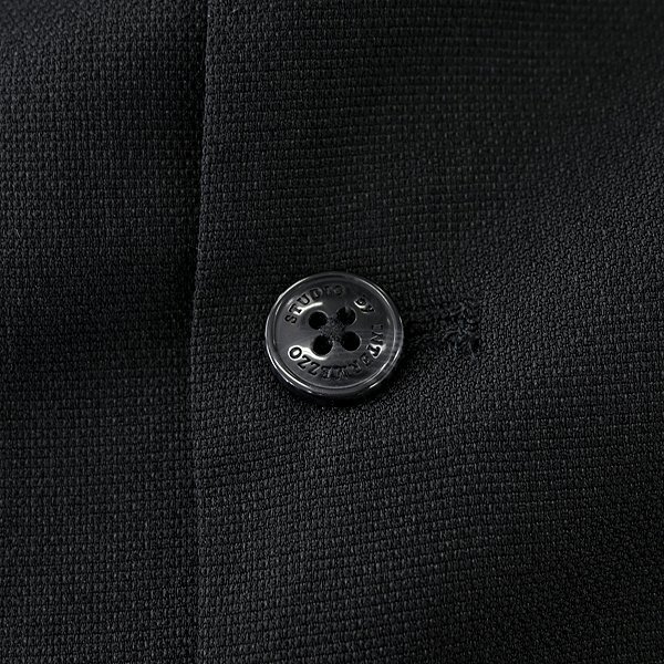 新品 インターメッツォ ストレッチ CPO シャツ ブルゾン LL 黒 【J54556】 メンズ INTERMEZZO ワーク ミリタリー ベイカー ジャケット_画像7