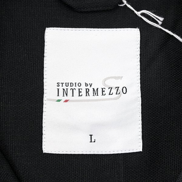 新品 インターメッツォ ストレッチ CPO シャツ ブルゾン LL 黒 【J54556】 メンズ INTERMEZZO ワーク ミリタリー ベイカー ジャケット_画像10