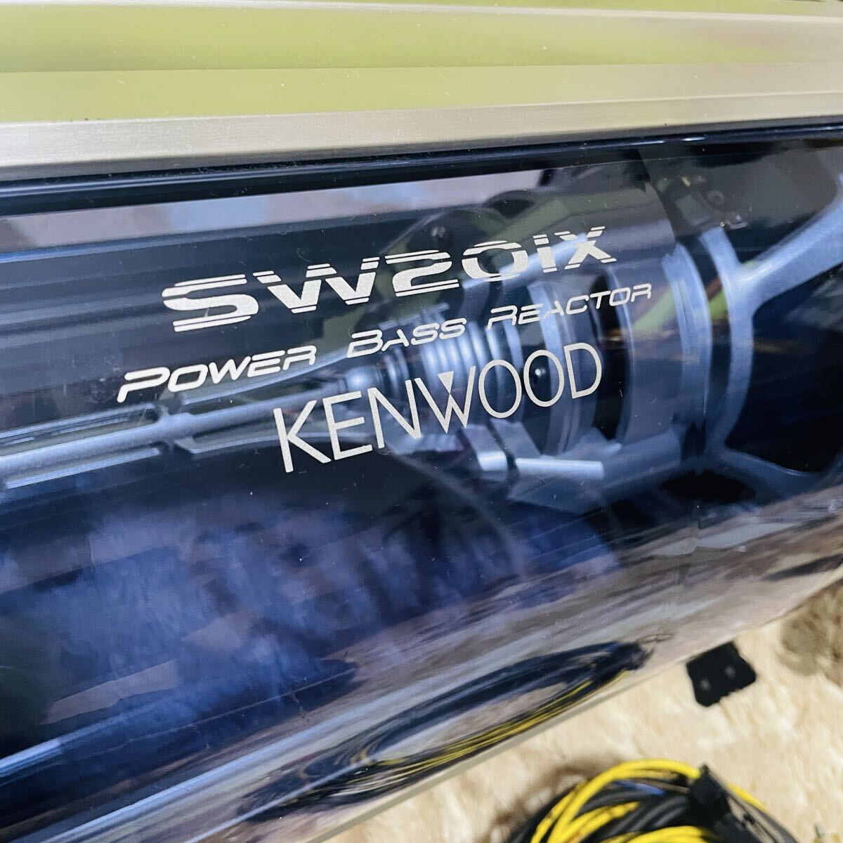 KENWOOD ケンウッド SW201X リモコン 配線ケーブル付き サブウーファー_画像2