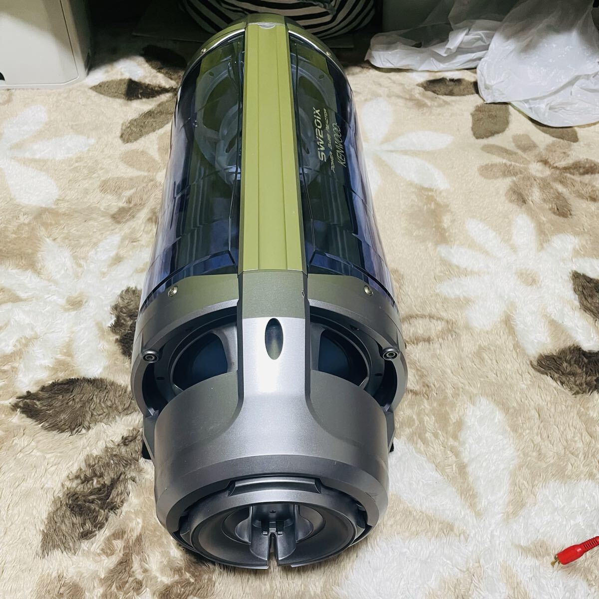 KENWOOD ケンウッド SW201X リモコン 配線ケーブル付き サブウーファー_画像3