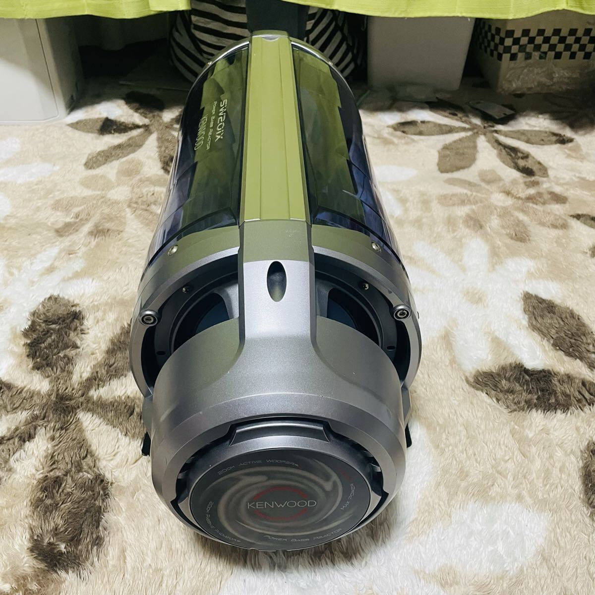 KENWOOD ケンウッド SW201X リモコン 配線ケーブル付き サブウーファー_画像5