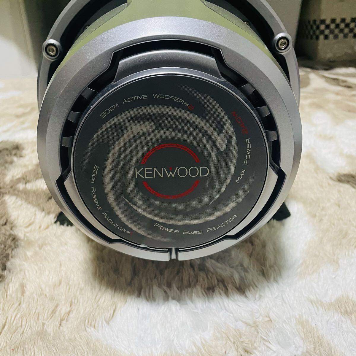 KENWOOD ケンウッド SW201X リモコン 配線ケーブル付き サブウーファー_画像6