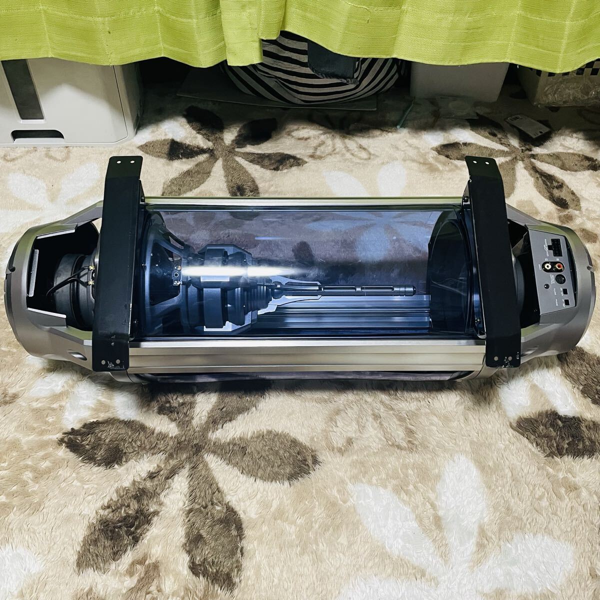 KENWOOD ケンウッド SW201X リモコン 配線ケーブル付き サブウーファー_画像8