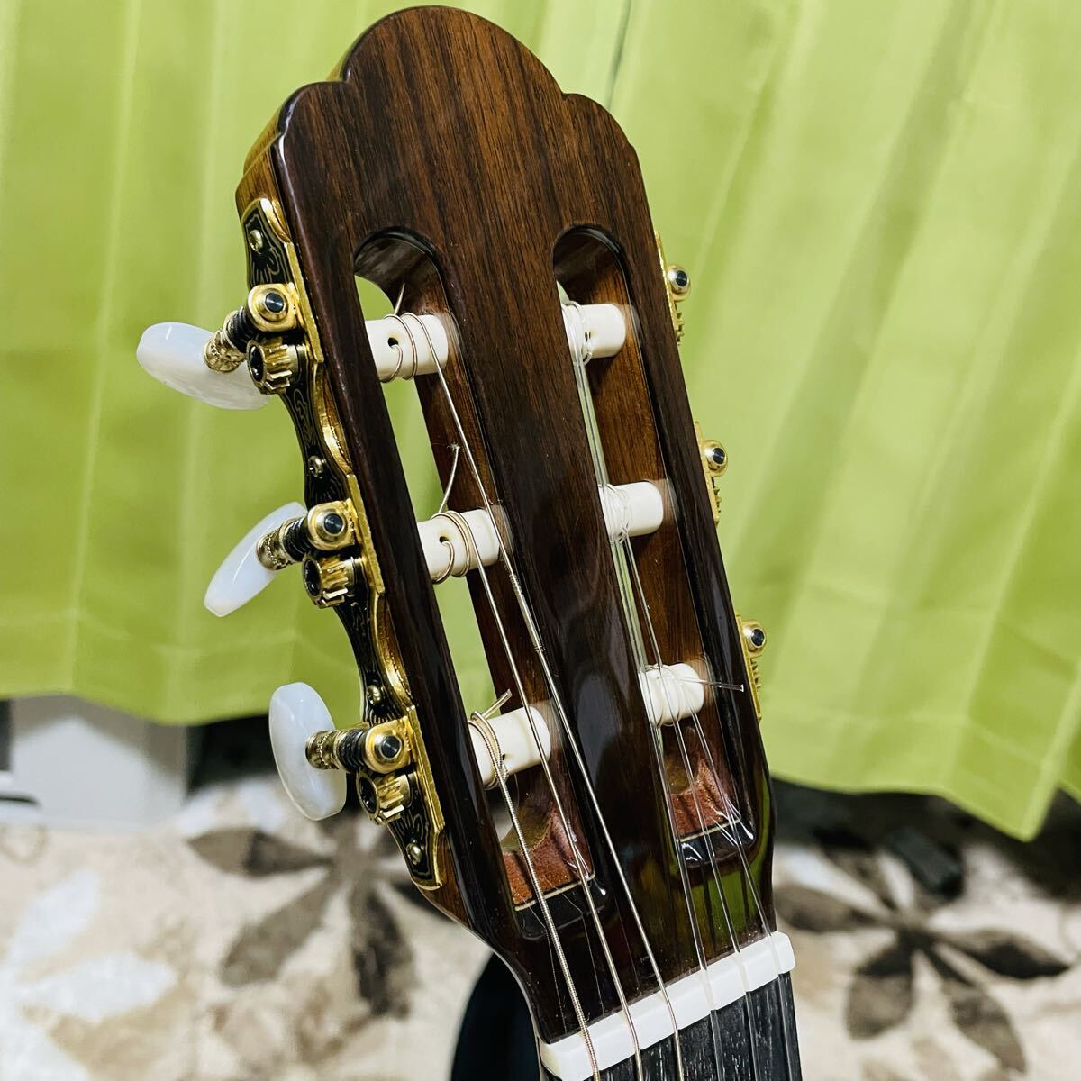 【美品】Aria アリア A-50S-63 クラシックギター_画像8