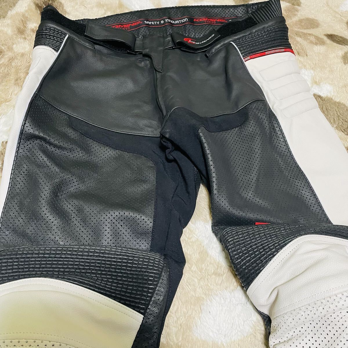 【未使用】コミネ KOMINE PK-780 レザーパンツ サトゥルノ 6XLB_画像3