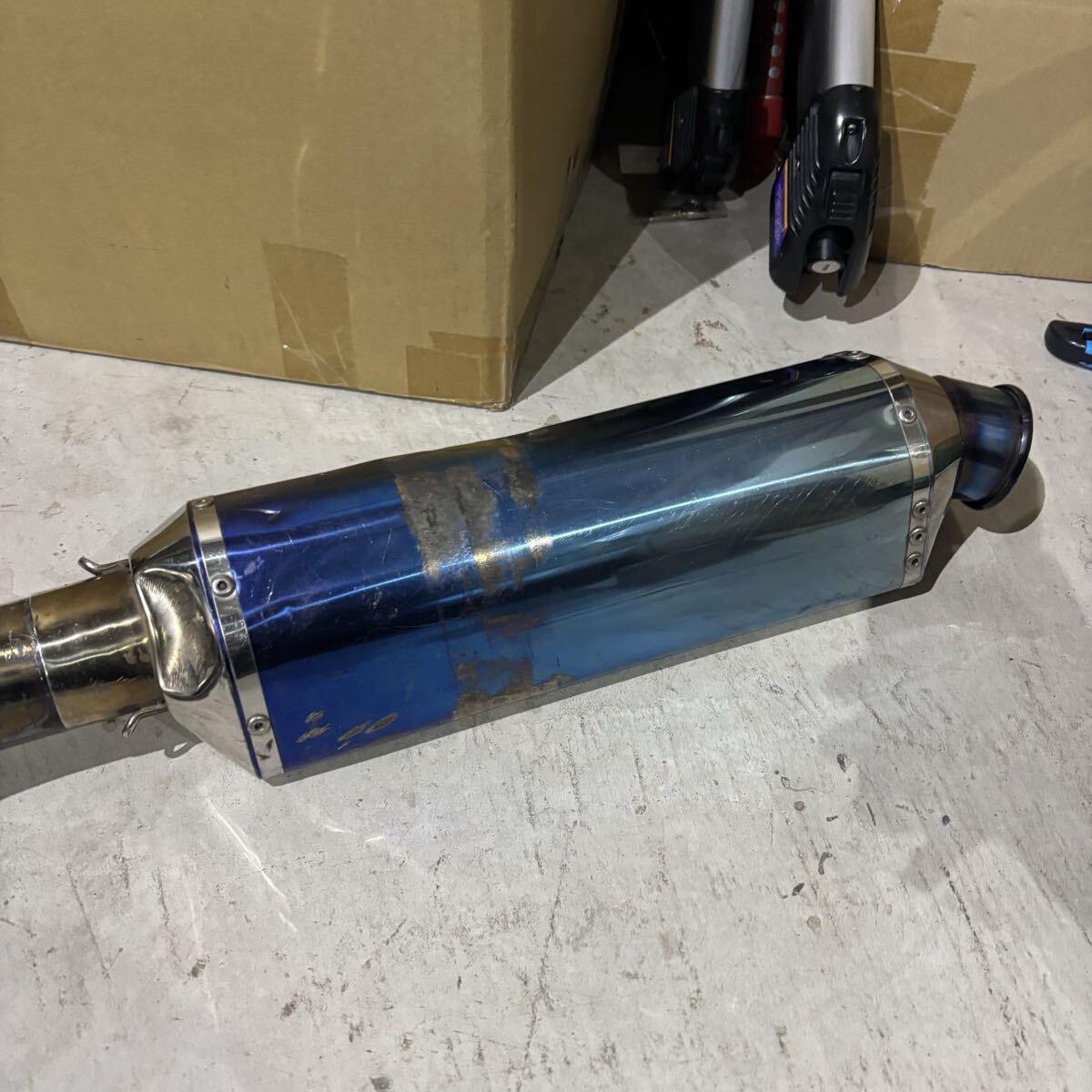 ZX-10R 11-15 BEET ビート NASSERT RACING ナサート スリップオン マフラー サイレンサー_画像6