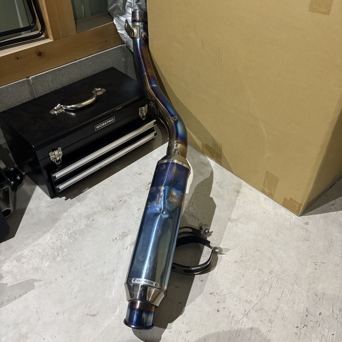 ZX-10R 11-15 BEET ビート NASSERT RACING ナサート スリップオン マフラー サイレンサー_画像7