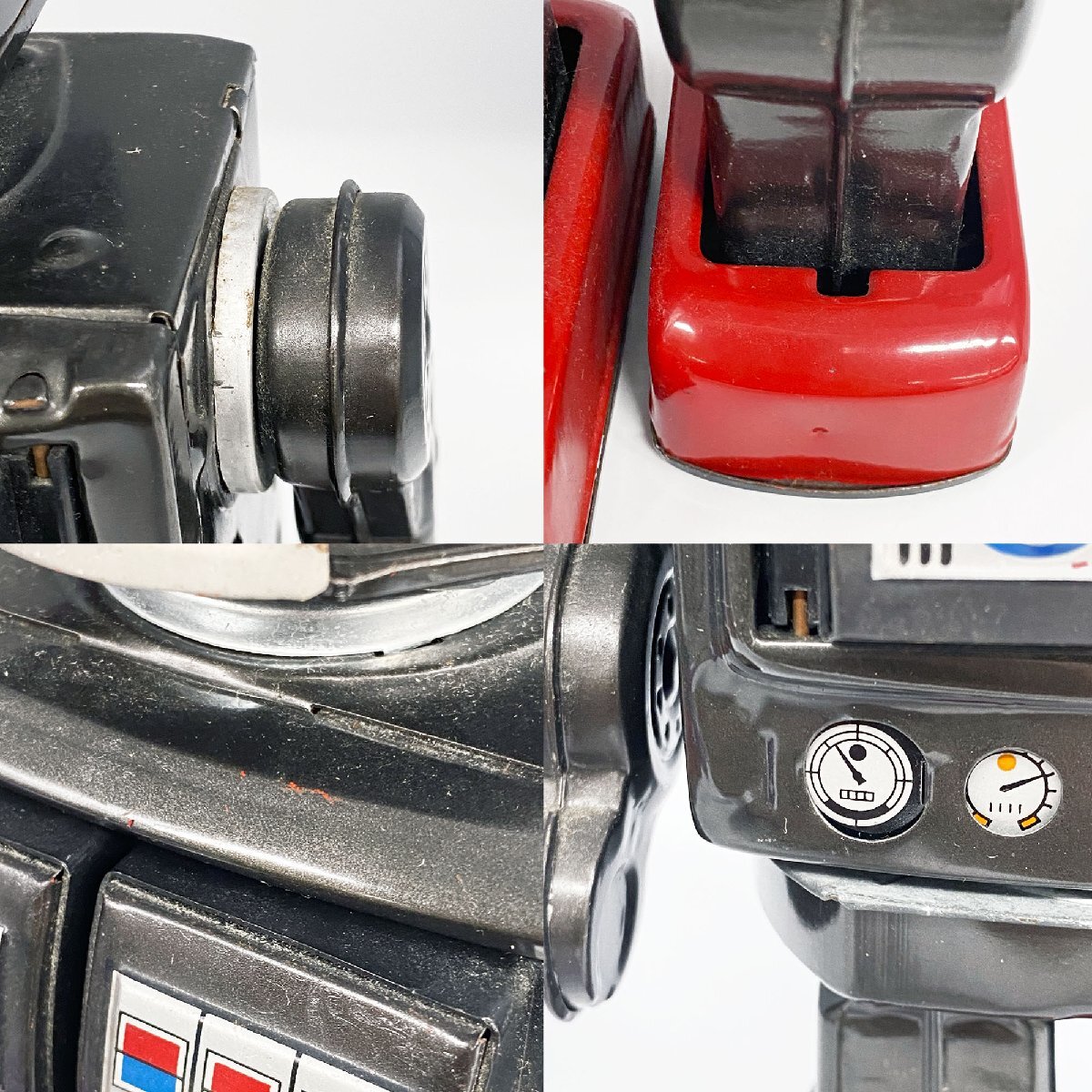 堀川玩具 電動ブリキ スーパー火星大王 ロボット 日本製 当時物 箱付 05-4284065_画像9