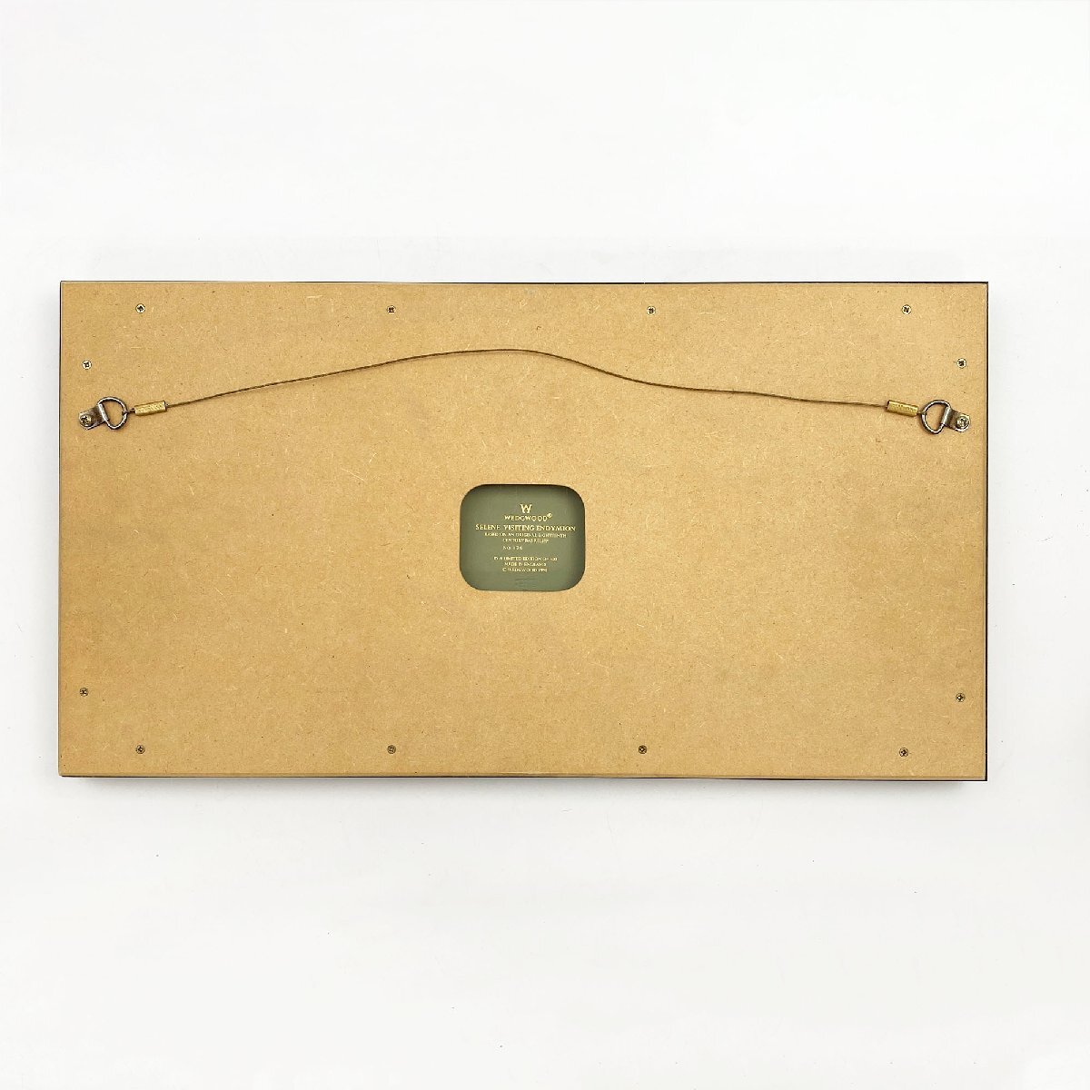 ウェッジウッド 限定300 ジャスパー セージグリーン「SELENE VISITING ENDYMION」プラーク 陶板 ※同梱不可 20-3894095_画像2