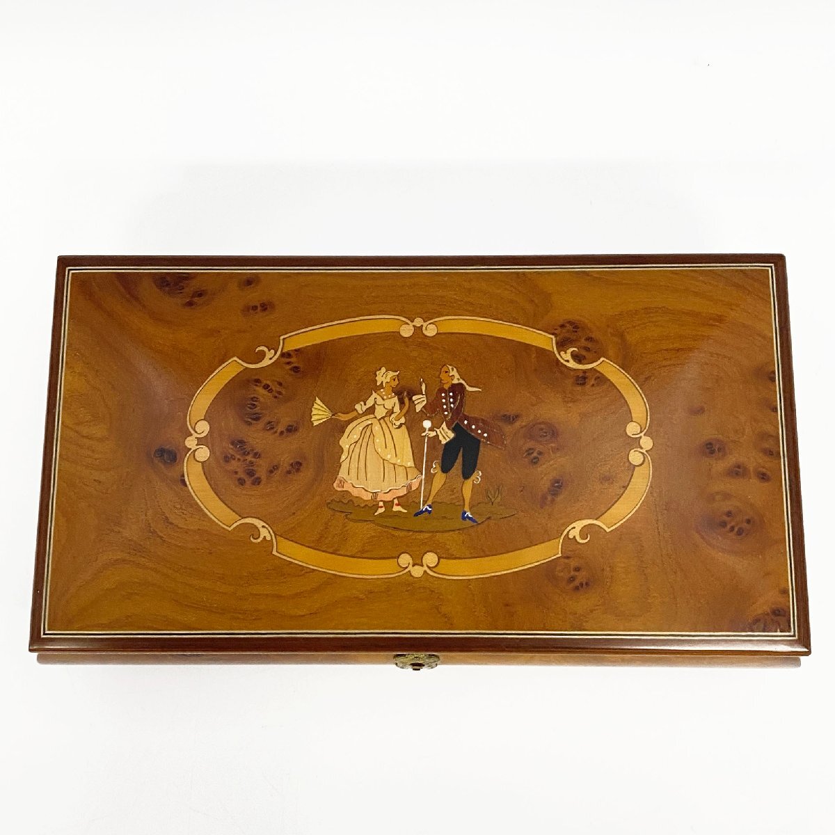 JOBIN OF SWIZERLAND Romance 37弁「練習曲作品10-3」ショパン 宝石箱 ジュエリーボックス オルゴール 鍵付 ※同梱不可 06-4247605_画像2