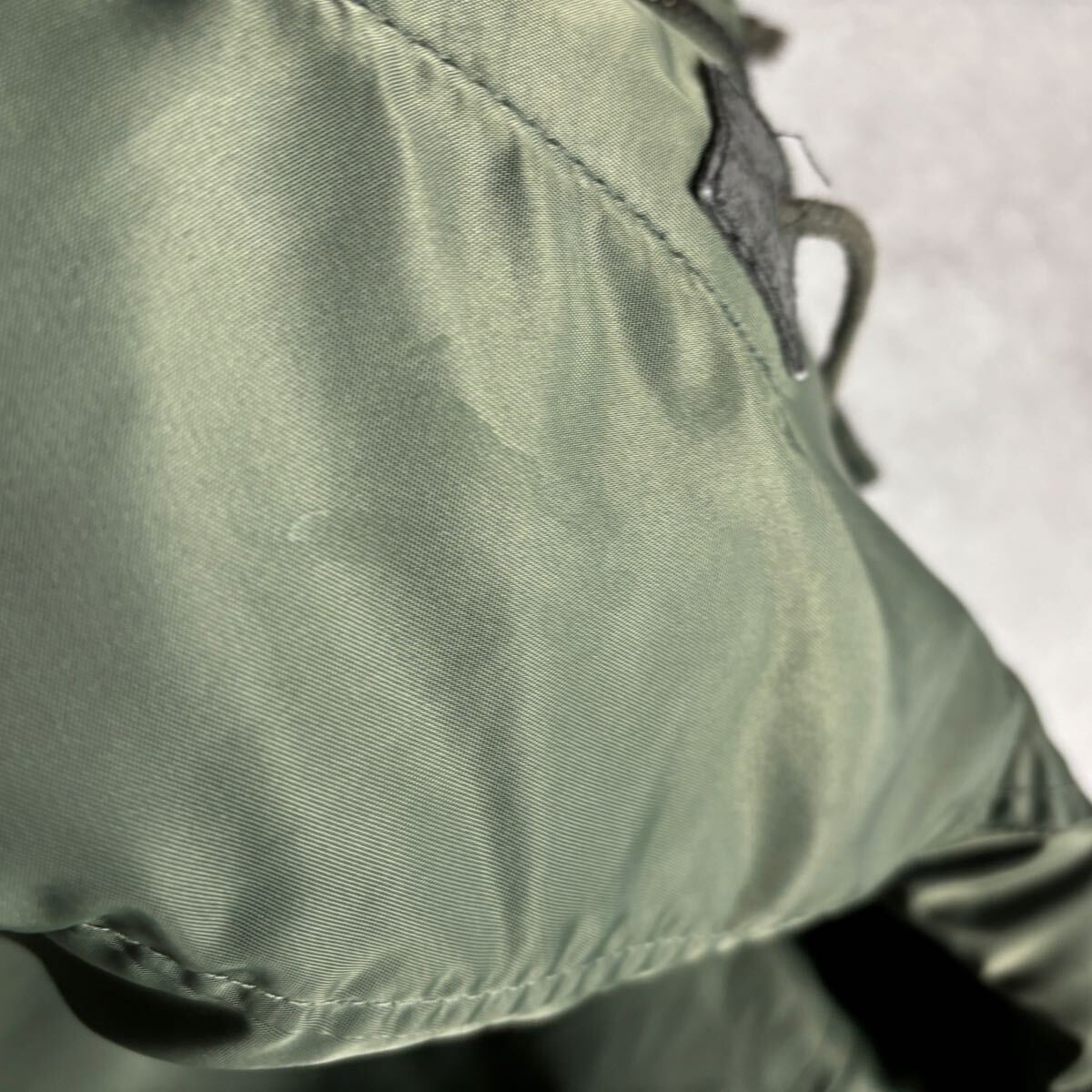 AVIREX アヴィレックス 6152148 N-2B フライトジャケット アビレックス ミリタリー 中綿 フーディ ボア カーキ 上野商会 大きいサイズ 2XL_画像9