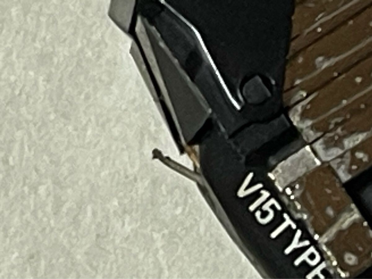 SHURE シュアー　MMカートリッジ V15 TYPEⅢ 白文字_画像9