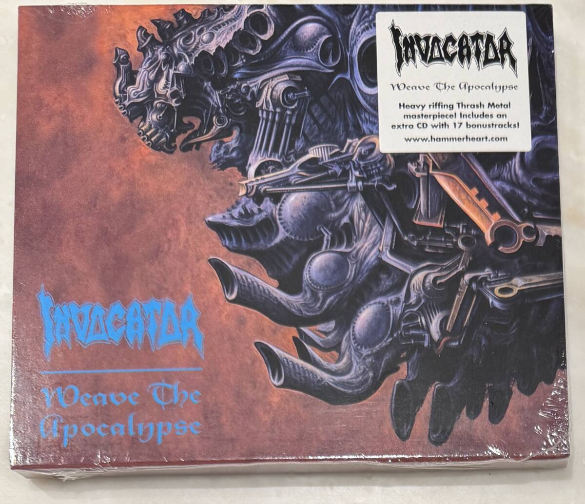 93 год slash * metal Invocator - Weave the Apocalypse Дания производство Thrash Metal редкость запись повторный departure 2 листов комплект CD нераспечатанный товар 