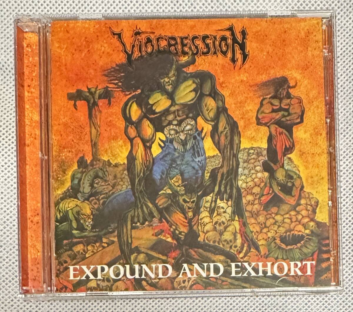 91 год tes metal Viogression - Expound and Exhort US производство tesDeath Metal название запись редкость запись повторный departure 2 листов комплект CD