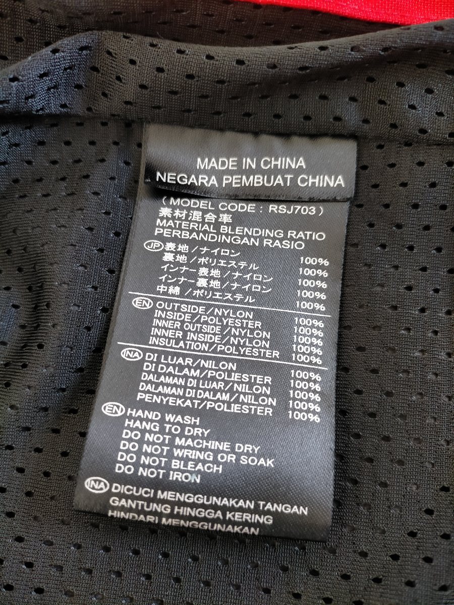 状態良好 RS TAICHI タイチ ホーネットオールシーズンジャケット size-L RSJ703 ★ライディングバイクウエア_画像10