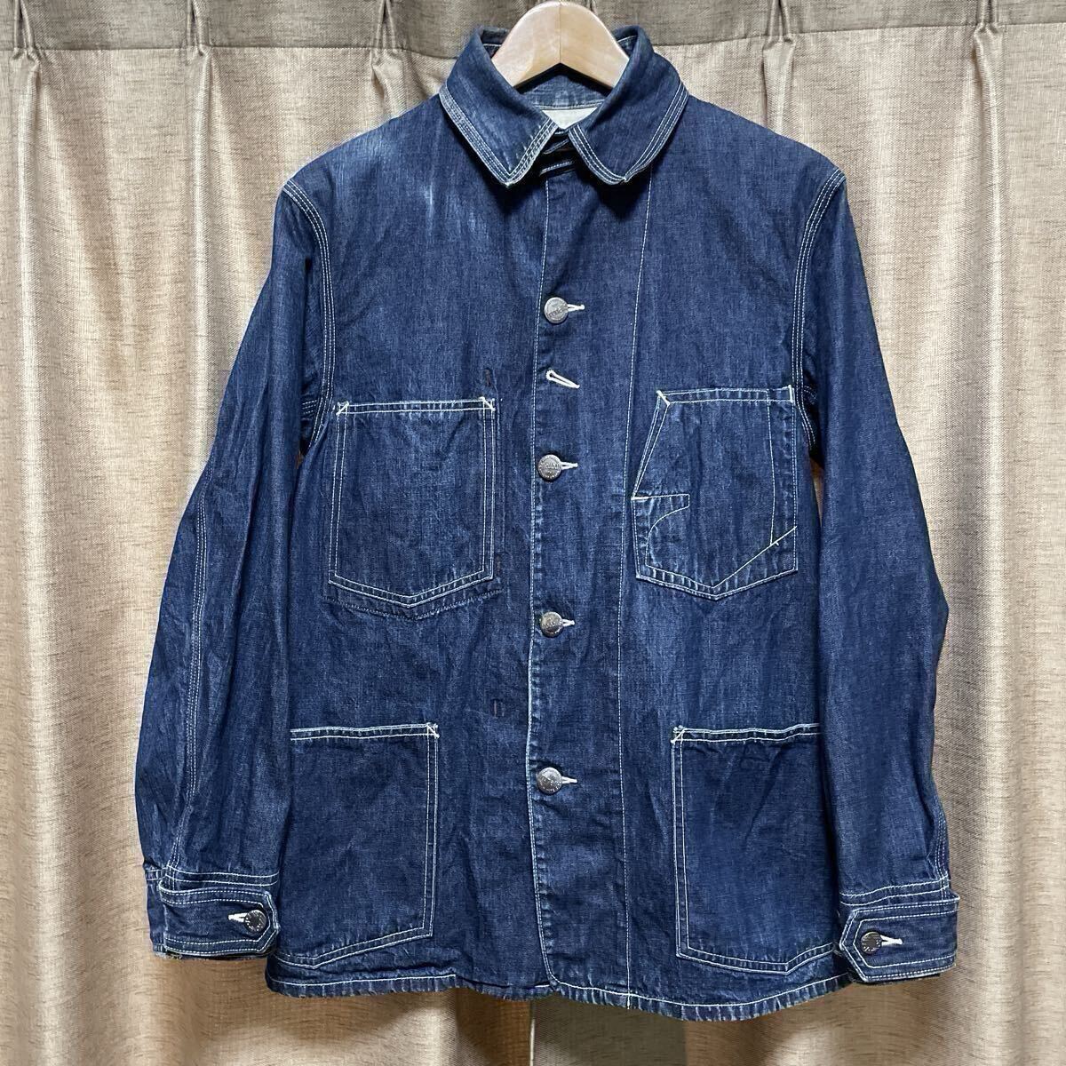 フリーホイーラーズ アイアンオール デニムカバーオール38 Ironalls/リアルマッコイズ ブートレガーズ_画像1