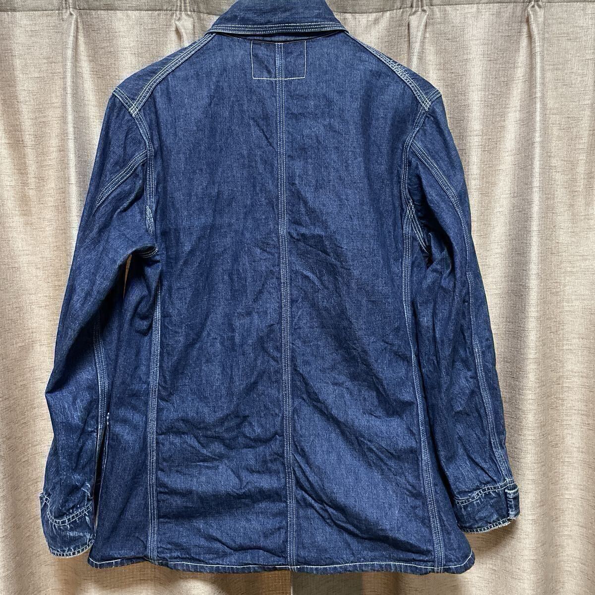 フリーホイーラーズ アイアンオール デニムカバーオール38 Ironalls/リアルマッコイズ ブートレガーズ_画像2