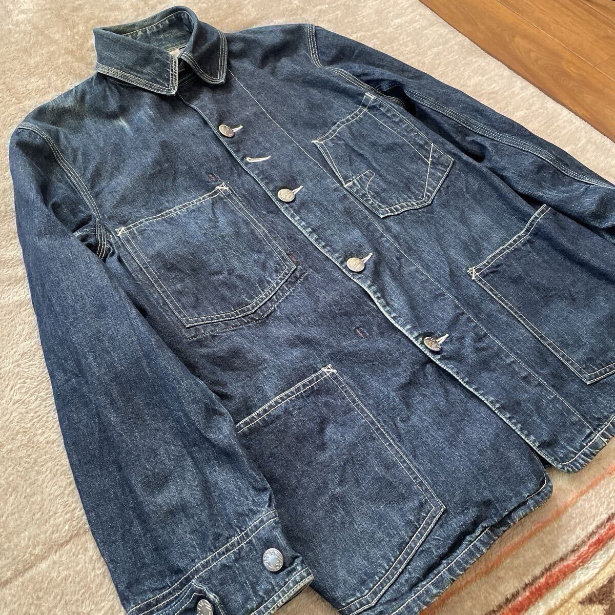 フリーホイーラーズ アイアンオール デニムカバーオール38 Ironalls/リアルマッコイズ ブートレガーズ_画像3