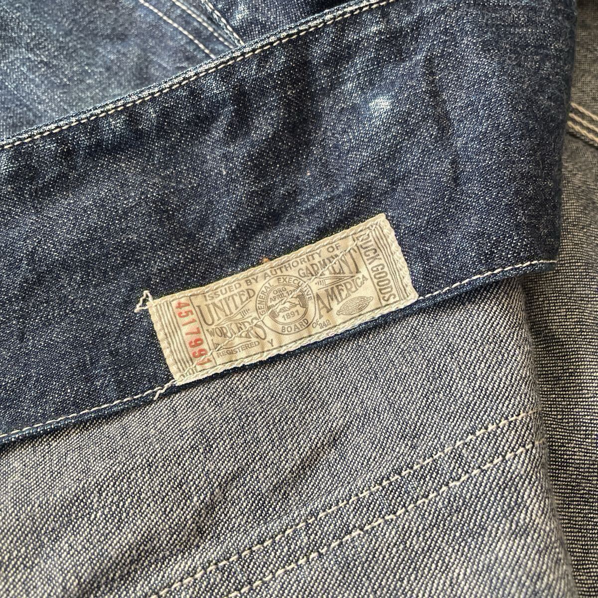 フリーホイーラーズ アイアンオール デニムカバーオール38 Ironalls/リアルマッコイズ ブートレガーズ_画像5