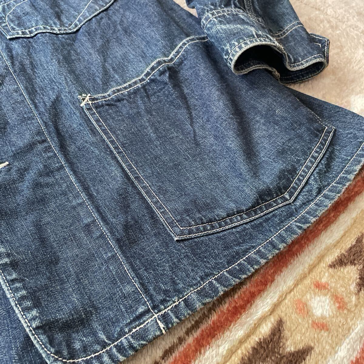 フリーホイーラーズ アイアンオール デニムカバーオール38 Ironalls/リアルマッコイズ ブートレガーズ_画像7