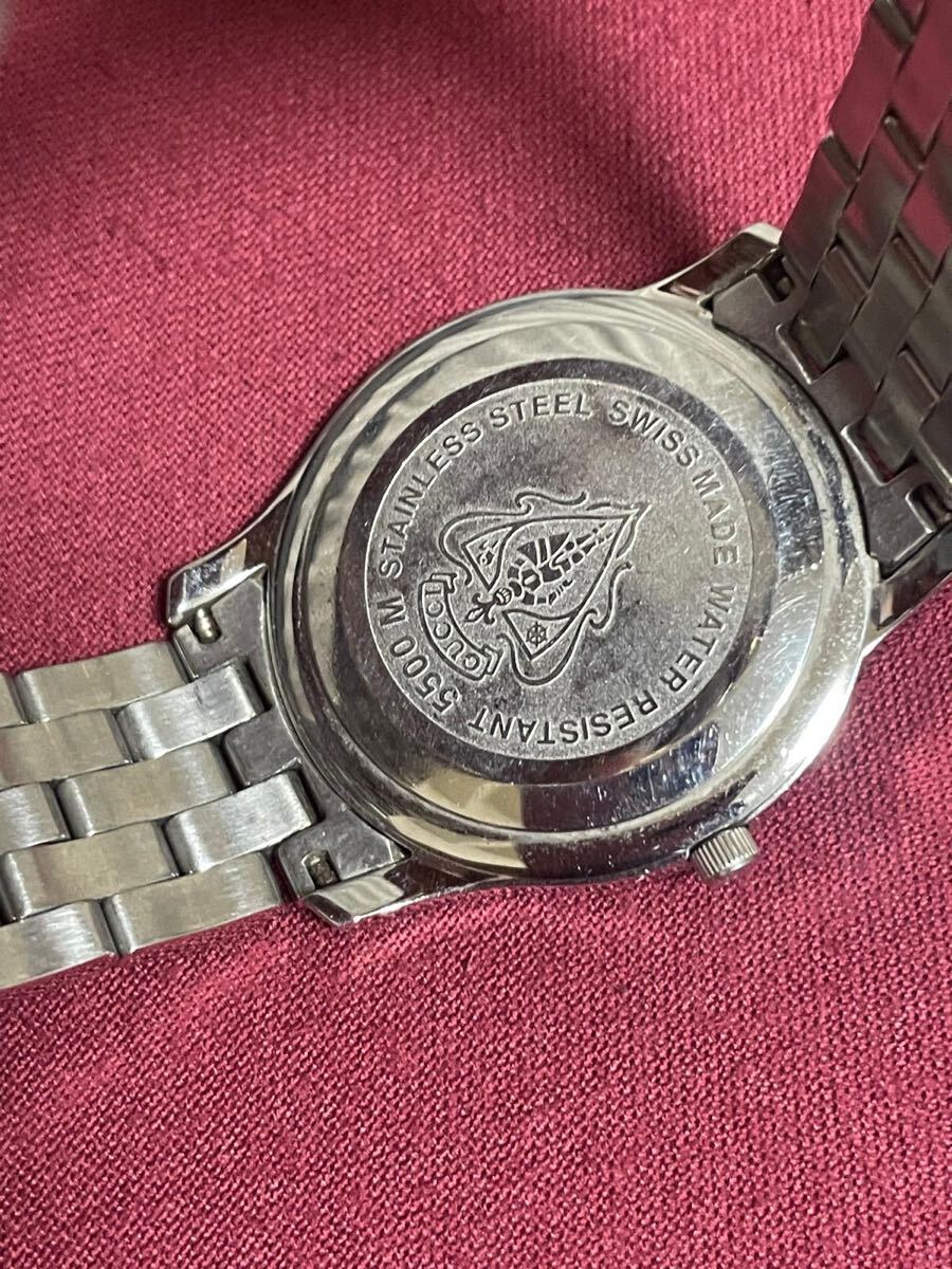 GUCCI 腕時計 ブラック 5500M 11Pダイヤ_画像5