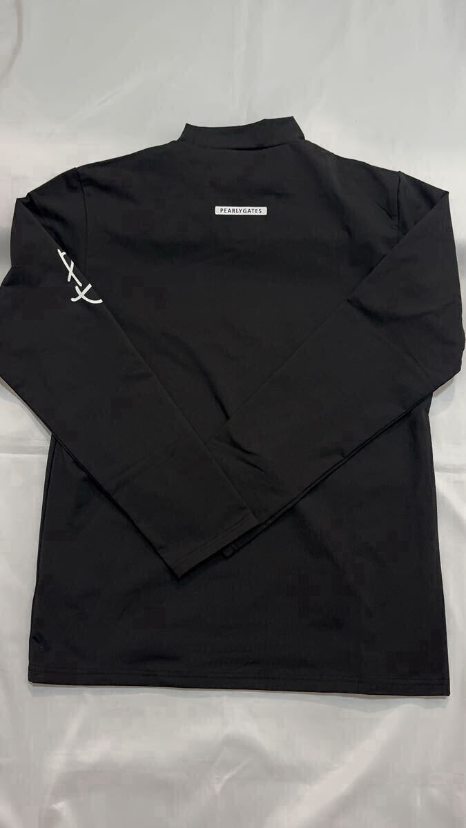 ★新作 未使用 正規品★ 裏起毛パーリーゲイツ ストレッチベアカノコスマイルPG ★モックネック サイズ7(XXL)_画像2