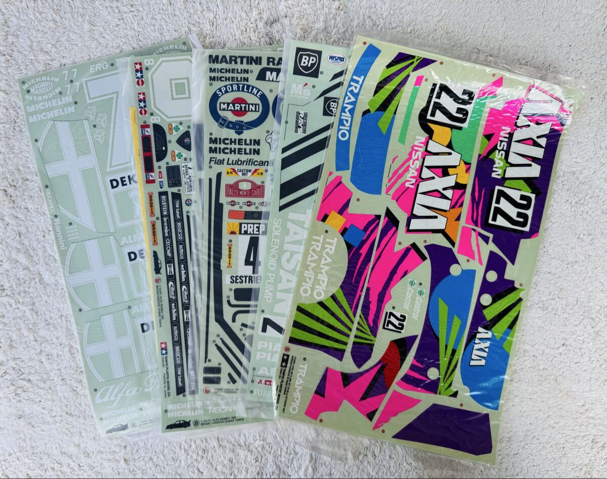 タミヤ ラジコン GT-R アルファロメオランチア ステッカー4セット　★未使用品_画像1