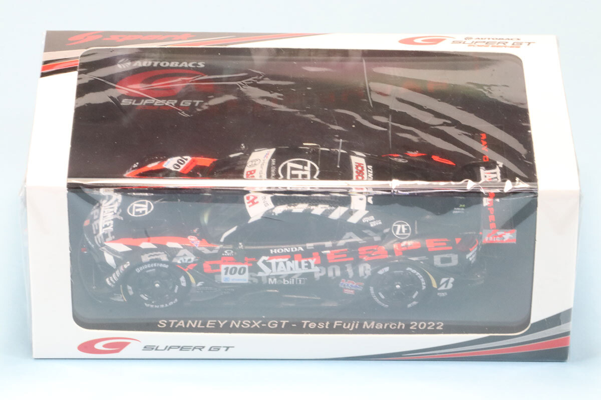 スパーク 1/43 スタンレイ ホンダ NSX-GT 富士テスト 2022 No.100 SGT101_画像1