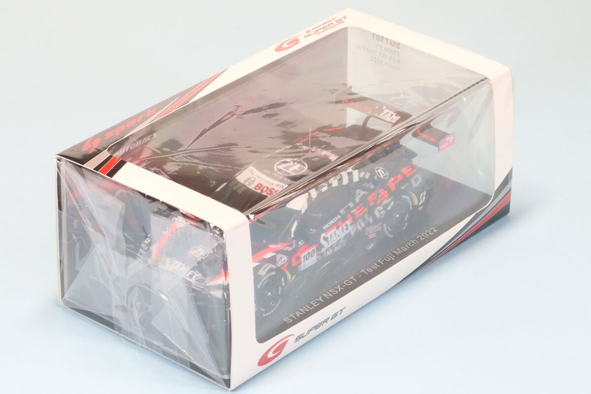 スパーク 1/43 スタンレイ ホンダ NSX-GT 富士テスト 2022 No.100 SGT101_画像2
