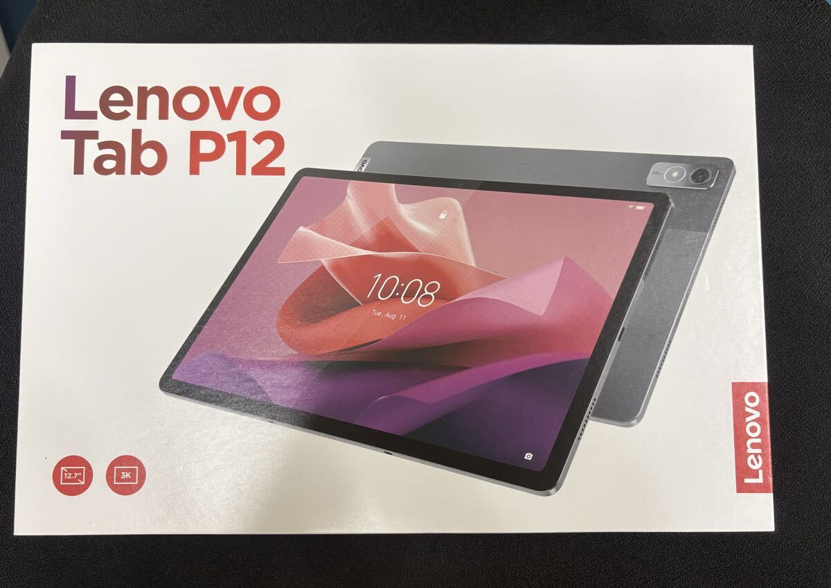 【美品1円スタート】2024年製 Lenovo Tab P12 12.7インチ メモリー8GB ストレージ128GB ストームグレー ZACH0002JP Wi-Fiモデル_画像3