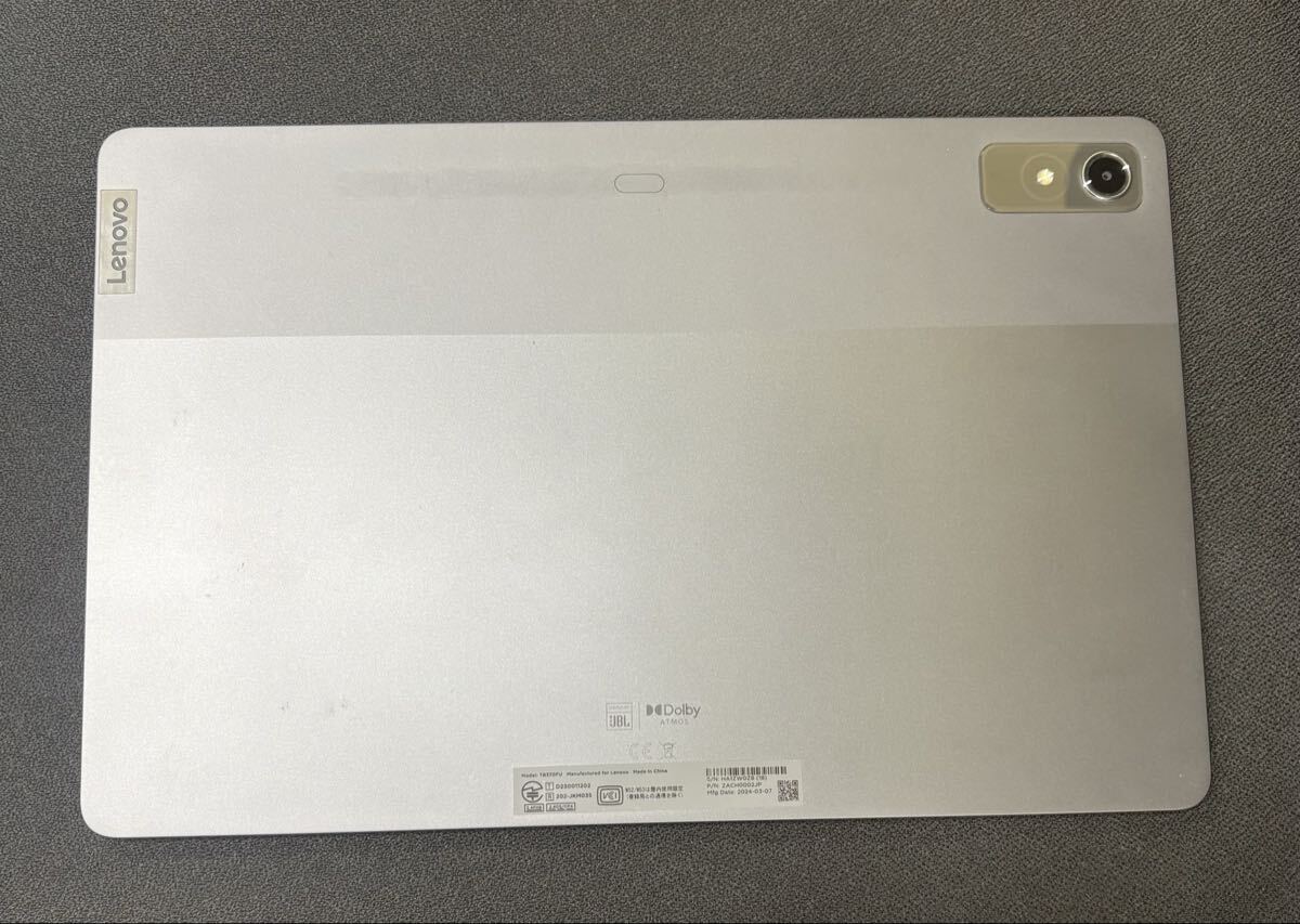 【美品1円スタート】2024年製 Lenovo Tab P12 12.7インチ メモリー8GB ストレージ128GB ストームグレー ZACH0002JP Wi-Fiモデル_画像2