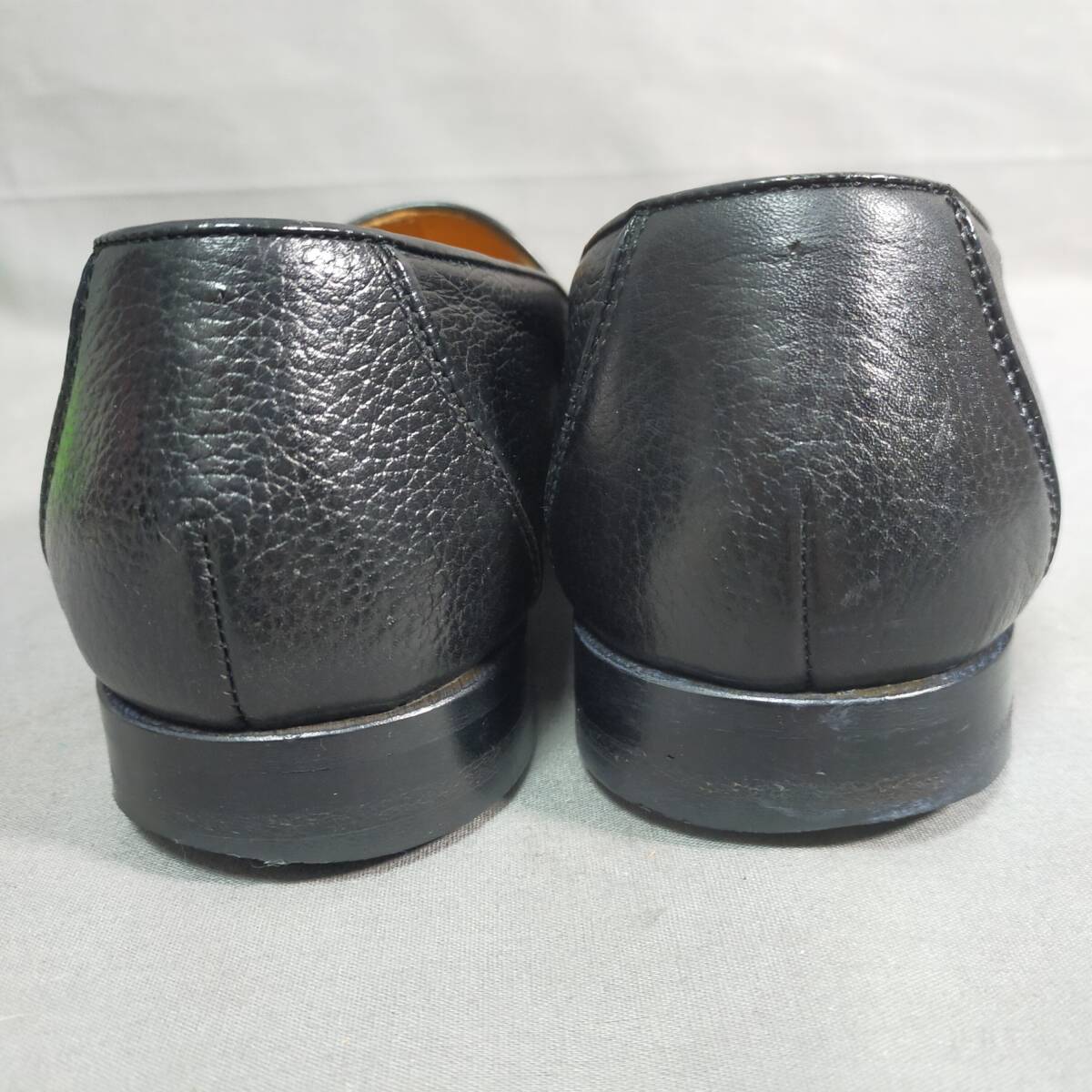 5711/24　GJ72500　REGAL　リーガル　レザー　ローファー　メンズ　24.5cm　ブラック　黒_画像3