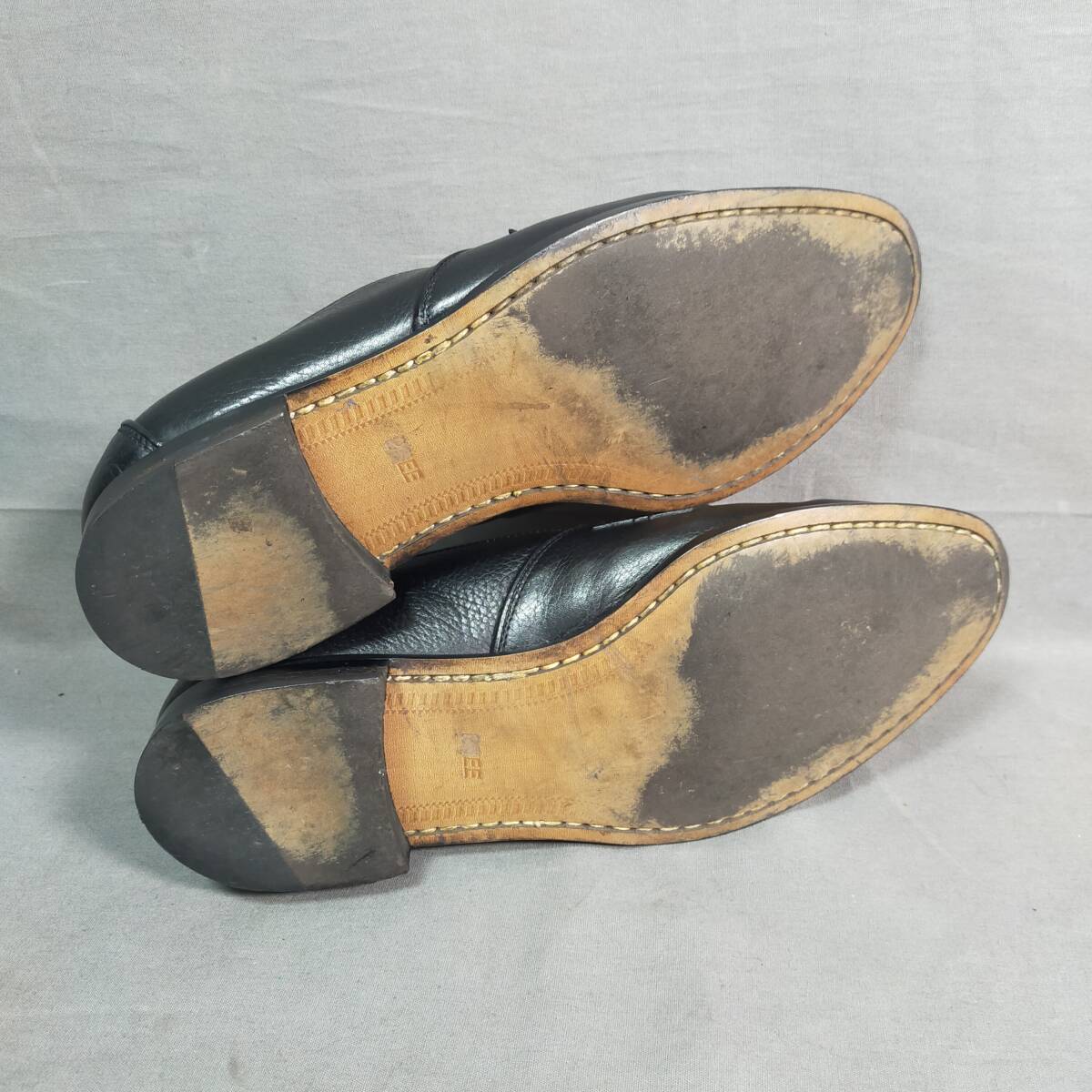 5711/24　GJ72500　REGAL　リーガル　レザー　ローファー　メンズ　24.5cm　ブラック　黒_画像4